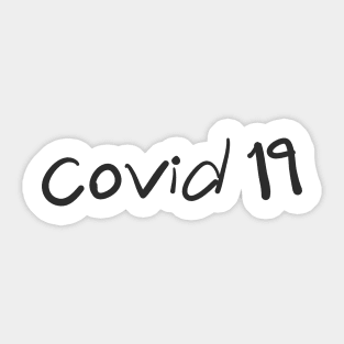 COVID 19 Sticker